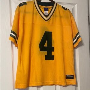 Green bay packers Farve Jersey XL but fits more like Large unisex